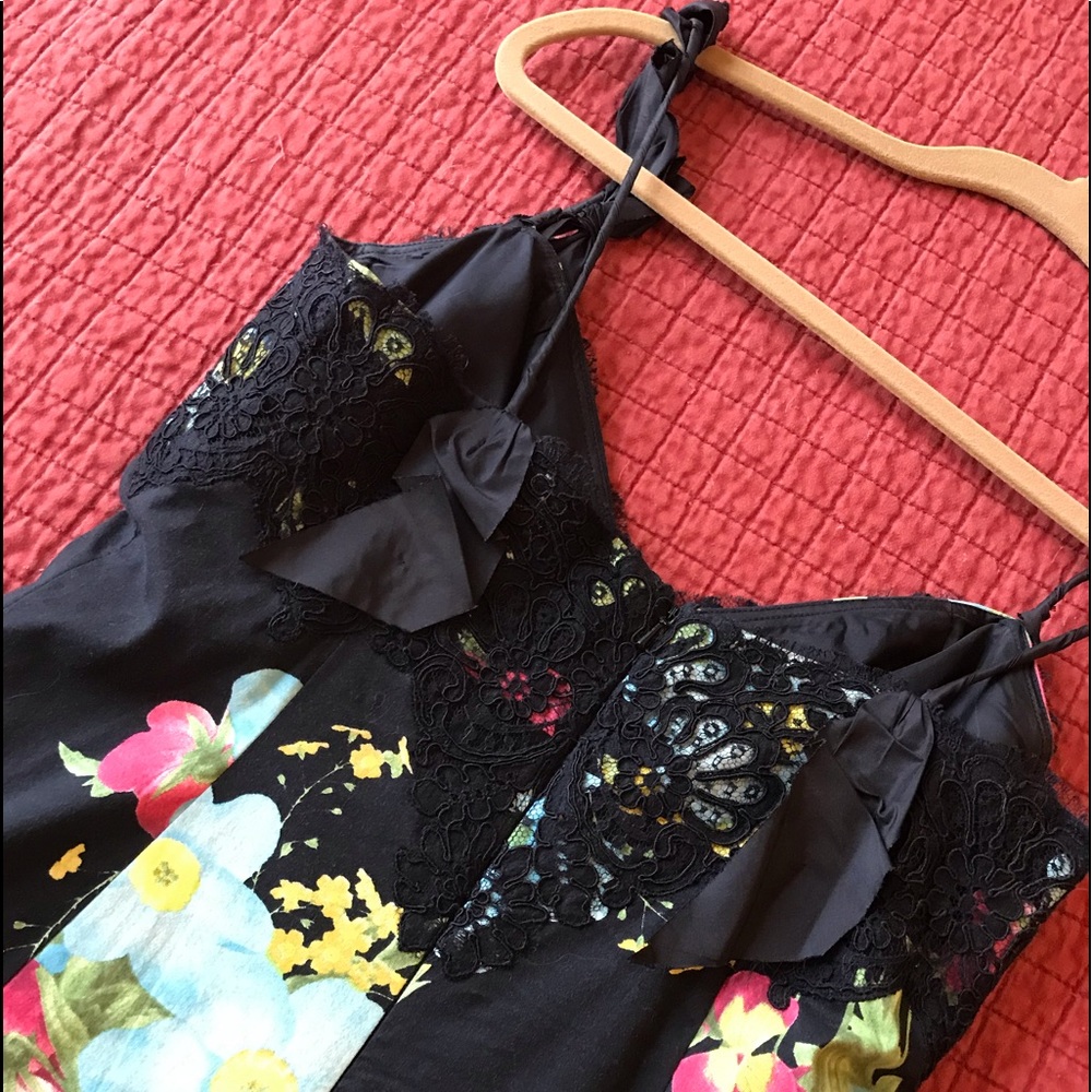 “SPARK Joy” Vintage Lined Floral Cocktail Dress 8 - Picture 8 of 8